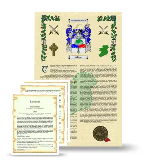 Neligan Armorial History and Symbolism package