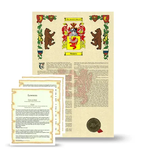Nemetz Armorial History and Symbolism package
