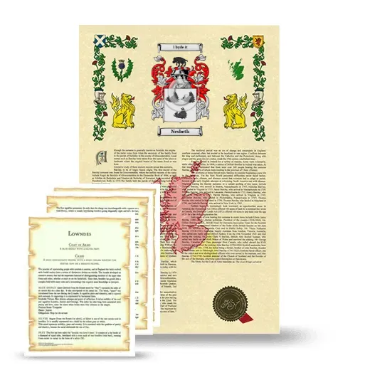 Nesbeth Armorial History and Symbolism package