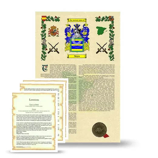 Neyra Armorial History and Symbolism package