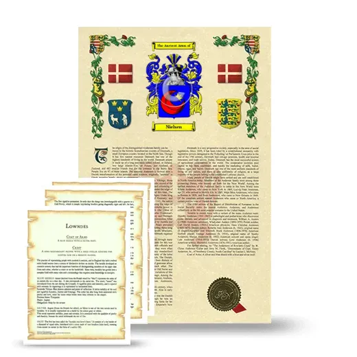 Nielsen Armorial History and Symbolism package