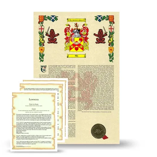 Nix Armorial History and Symbolism package