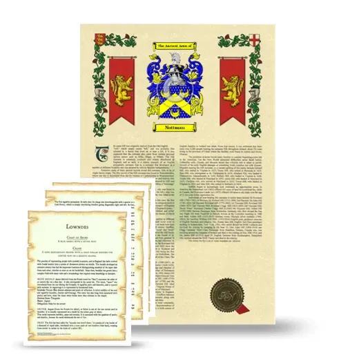 Nottman Armorial History and Symbolism package