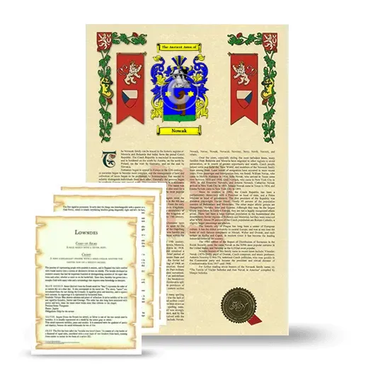 Nowak Armorial History and Symbolism package
