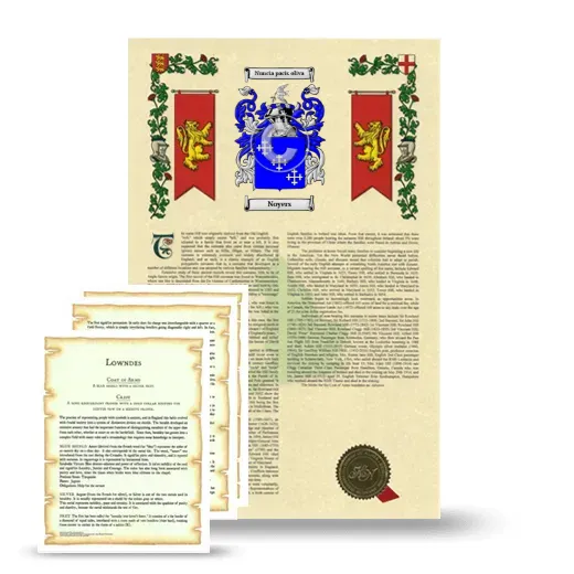 Noyers Armorial History and Symbolism package