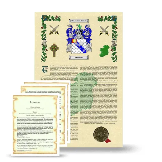 O coinn Armorial History and Symbolism package