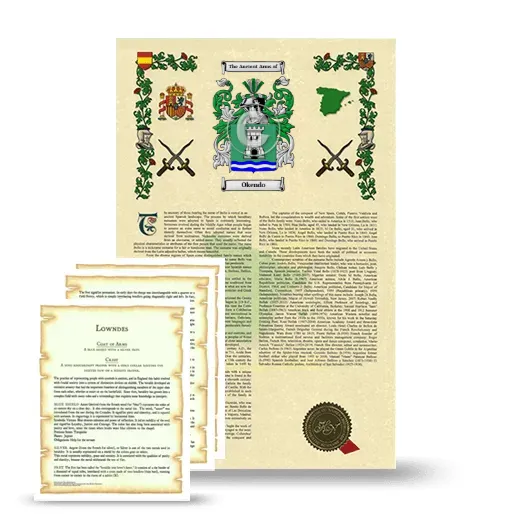 Okendo Armorial History and Symbolism package