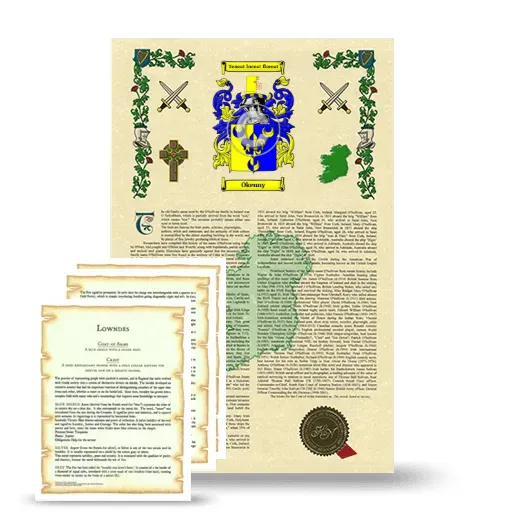 Okenny Armorial History and Symbolism package