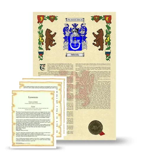 Orlovsky Armorial History and Symbolism package