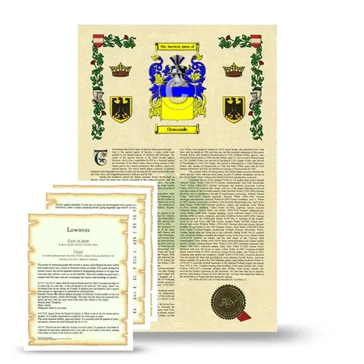 Ormonde Armorial History and Symbolism package