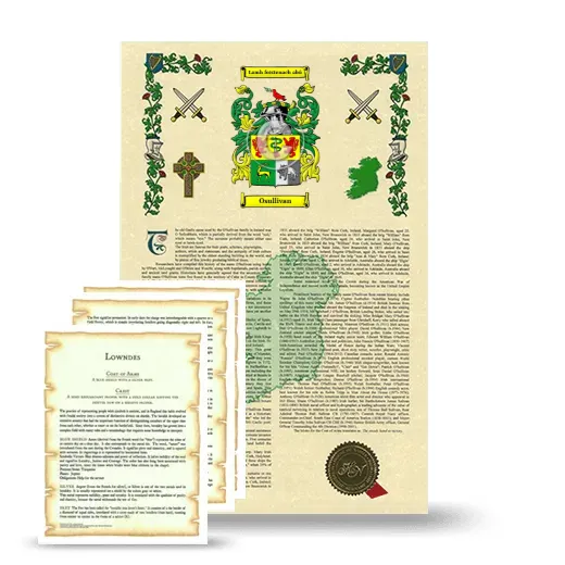 Osullivan Armorial History and Symbolism package