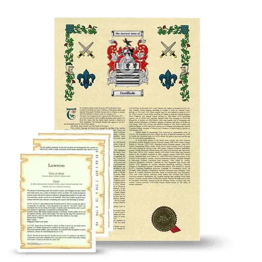 Oueillade Armorial History and Symbolism package