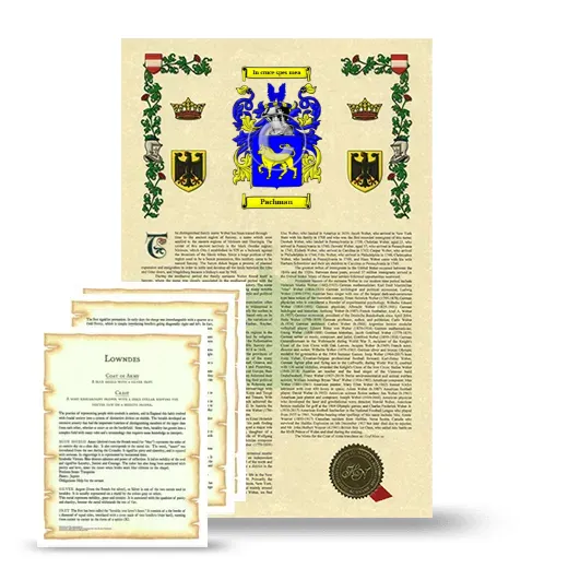 Pachman Armorial History and Symbolism package