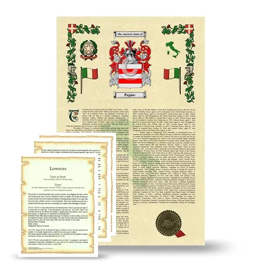 Pagan- Armorial History and Symbolism package