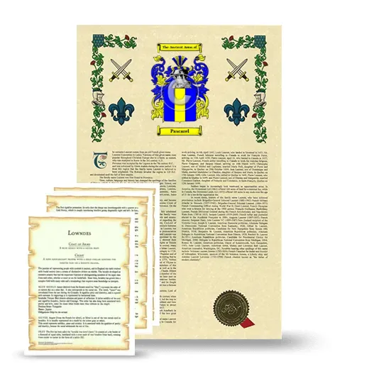 Pascarel Armorial History and Symbolism package