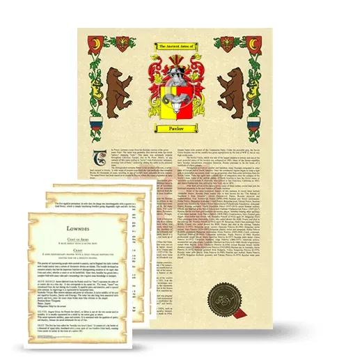 Pavlov Armorial History and Symbolism package