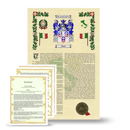 Pazzi Armorial History and Symbolism package