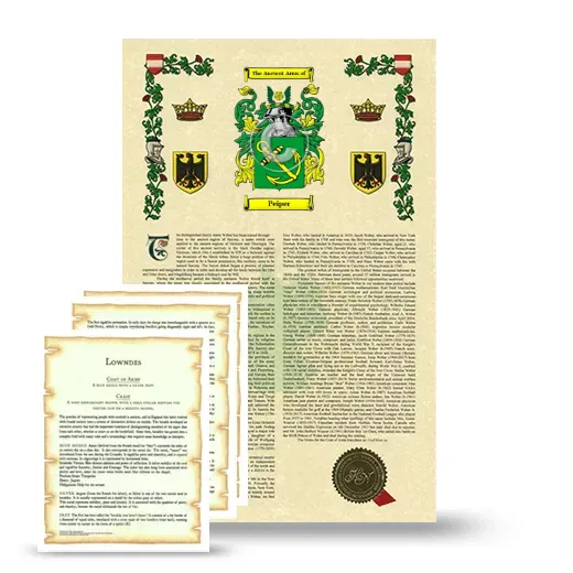 Peiper Armorial History and Symbolism package