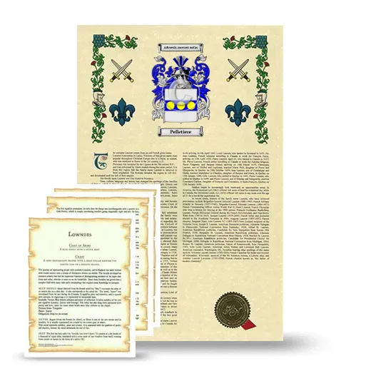 Pelletiere Armorial History and Symbolism package