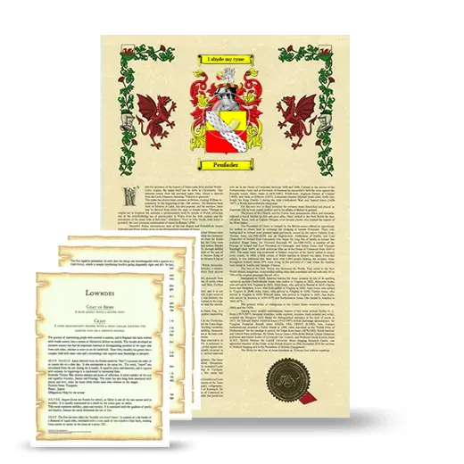 Penfader Armorial History and Symbolism package