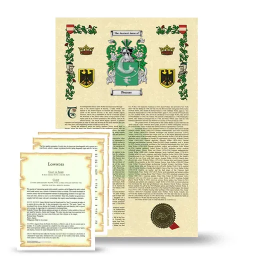 Penser Armorial History and Symbolism package