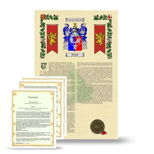 Perbert Armorial History and Symbolism package