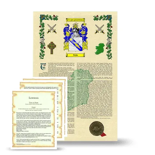 Petie Armorial History and Symbolism package