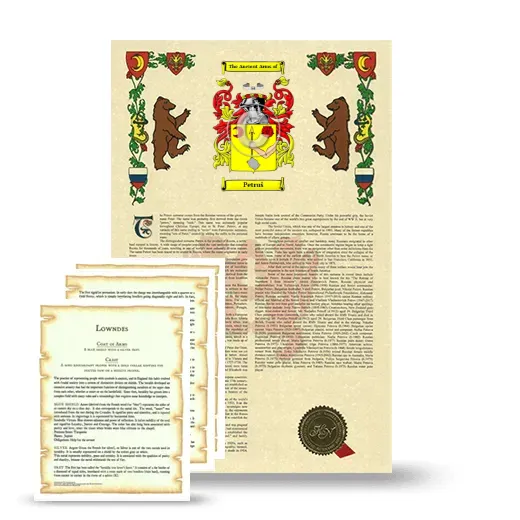 Petruš Armorial History and Symbolism package