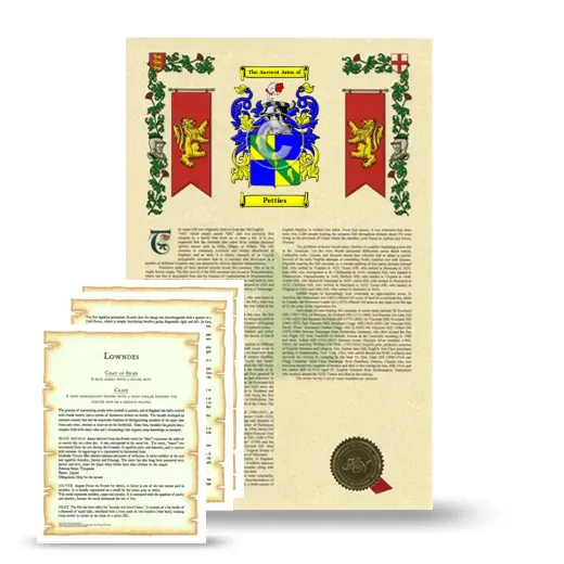 Petties Armorial History and Symbolism package
