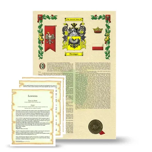 Petzinger Armorial History and Symbolism package