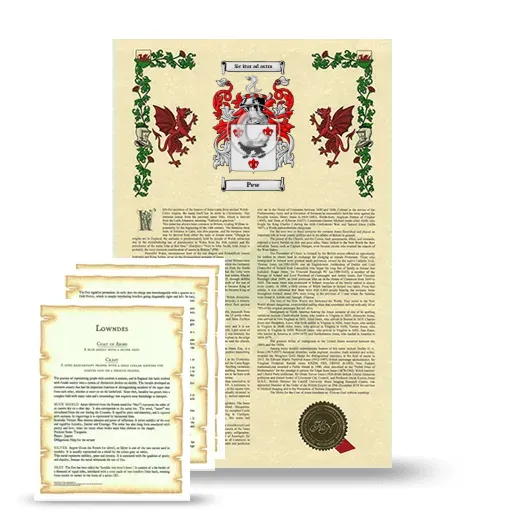 Pew Armorial History and Symbolism package