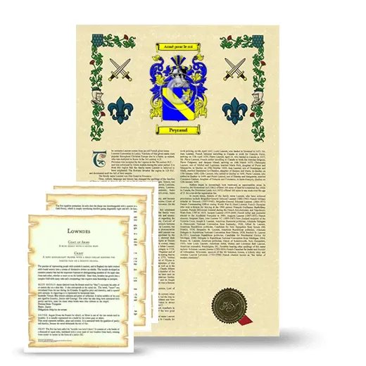 Peyraud Armorial History and Symbolism package