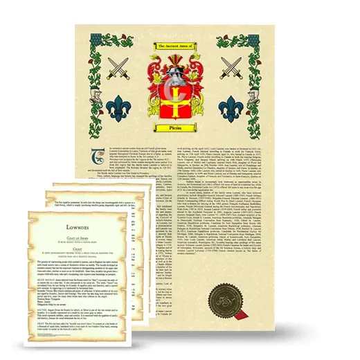 Picón Armorial History and Symbolism package
