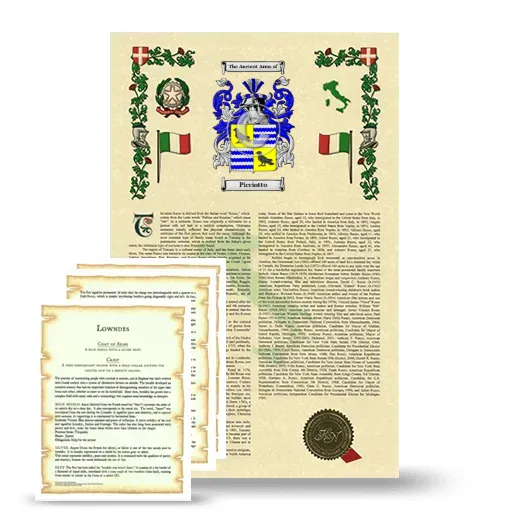 Picciotto Armorial History and Symbolism package