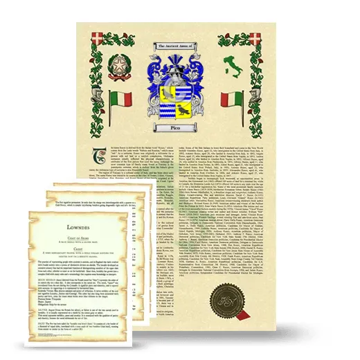 Pico Armorial History and Symbolism package