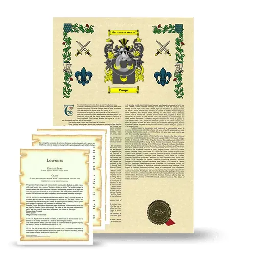 Poupa Armorial History and Symbolism package