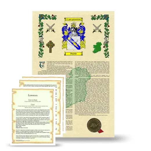 Powtie Armorial History and Symbolism package