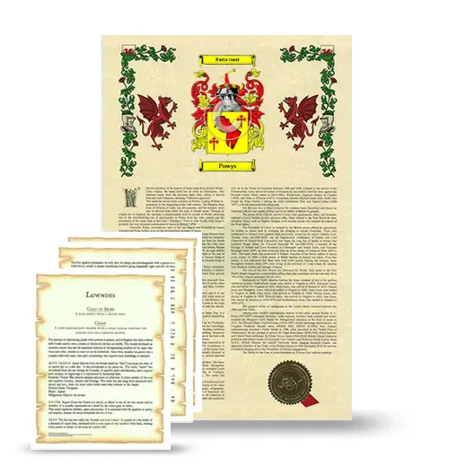 Powys Armorial History and Symbolism package