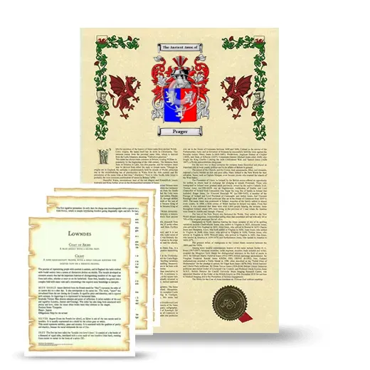 Prager Armorial History and Symbolism package