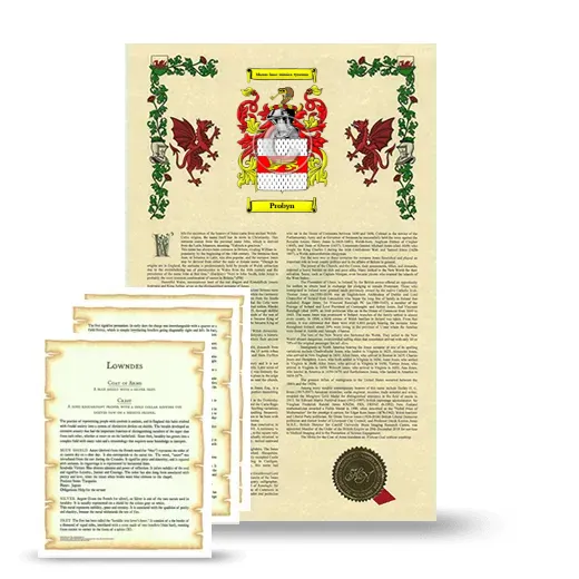 Probyn Armorial History and Symbolism package