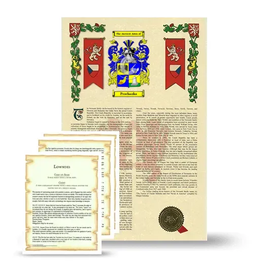 Prochazka Armorial History and Symbolism package