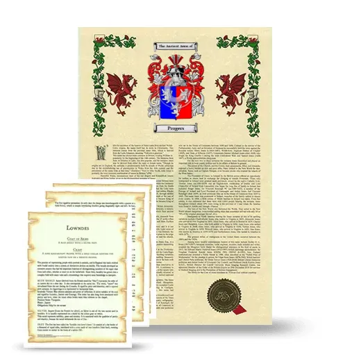 Progers Armorial History and Symbolism package