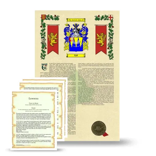 Pyll Armorial History and Symbolism package
