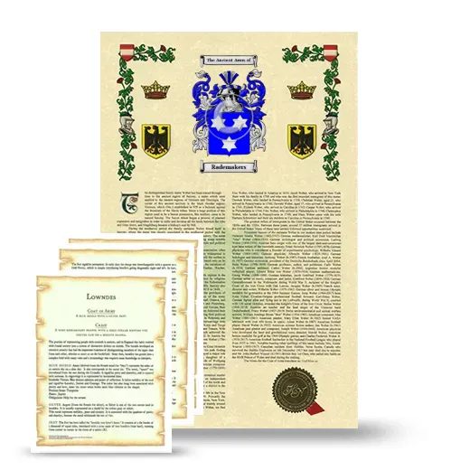 Rademakers Armorial History and Symbolism package