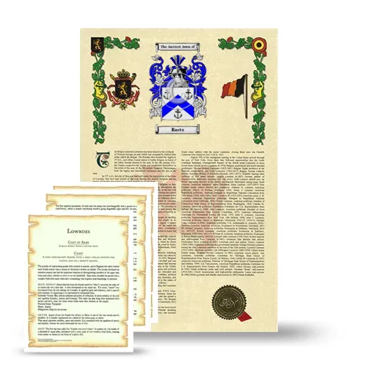 Raetz Armorial History and Symbolism package