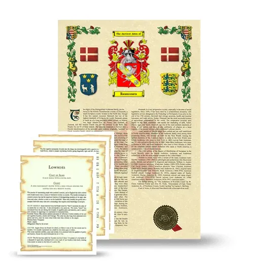 Rasmusen Armorial History and Symbolism package
