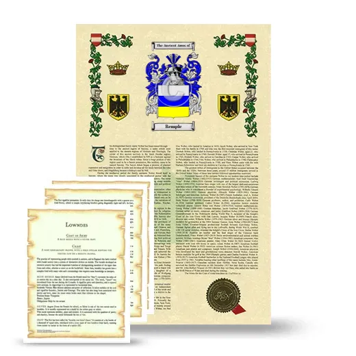 Remple Armorial History and Symbolism package