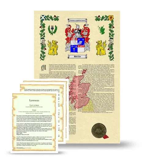 Ritchie Armorial History and Symbolism package