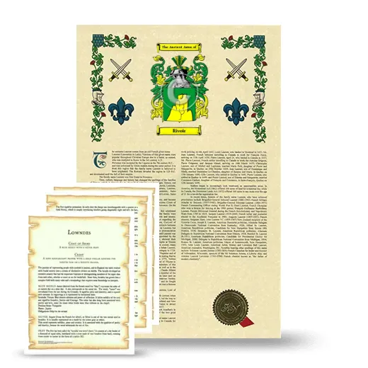 Rivoir Armorial History and Symbolism package