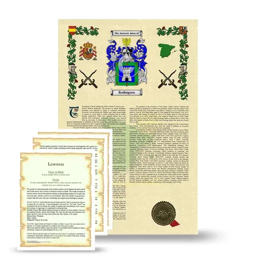 Rodregues Armorial History and Symbolism package